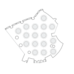 โต๊ะกลมแบบ Banquet