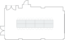 Configuração de sala de reuniões