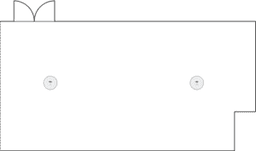 En mesitas de cóctel circulares
