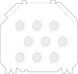 Semicírculos crecientes (Cabaret)