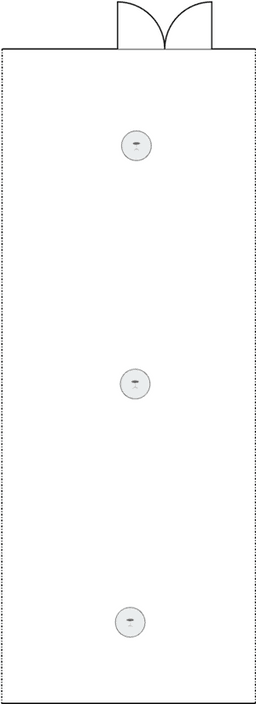 En mesitas de cóctel circulares