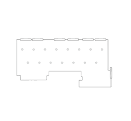 En mesitas de cóctel circulares