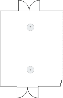 En mesitas de cóctel circulares