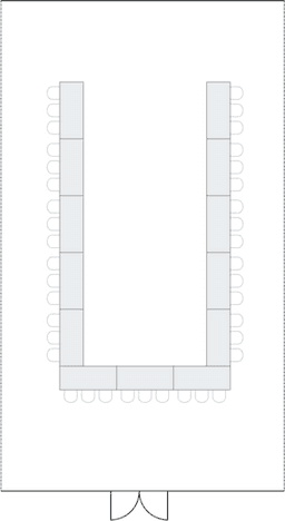 П-образная рассадка