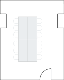 Configuração de sala de reuniões