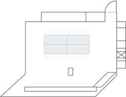 Configuração de sala de reuniões