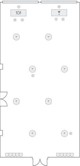 โต๊ะกลมแบบ Cocktail