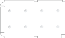 En mesitas de cóctel circulares