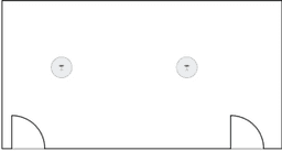 En mesitas de cóctel circulares