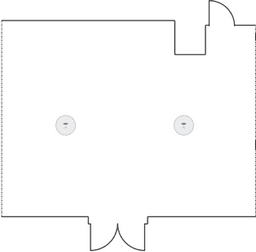 En mesitas de cóctel circulares