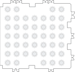 โต๊ะกลมแบบ Banquet