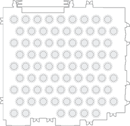 Mesas redondas de banquete