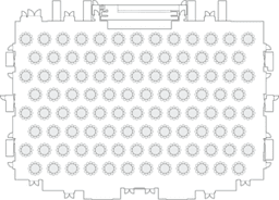 Mesas redondas de banquete