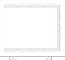 П-образная рассадка