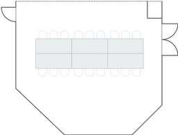 Configuração de sala de reuniões
