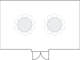 Banket yuvarlak masa