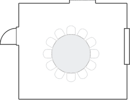 Banket yuvarlak masa