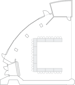 П-образная рассадка