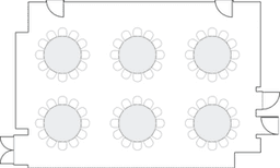 Banket yuvarlak masa