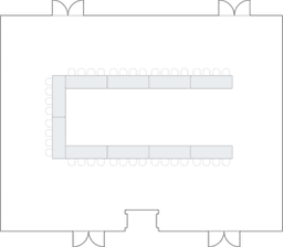 П-образная рассадка