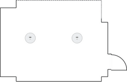 En mesitas de cóctel circulares