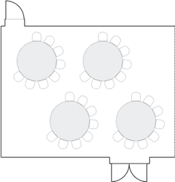 Semicírculos crecientes (Cabaret)