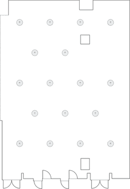 En mesitas de cóctel circulares