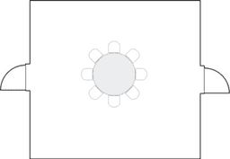 โต๊ะกลมแบบ Banquet