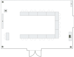 П-образная рассадка