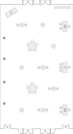 โต๊ะกลมแบบ Cocktail