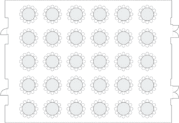 Banket yuvarlak masa