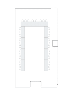 П-образная рассадка