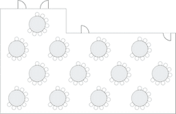 Semicírculos crecientes (Cabaret)