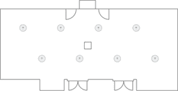 En mesitas de cóctel circulares