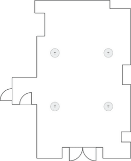 En mesitas de cóctel circulares