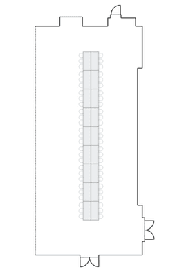 Configuração de sala de reuniões