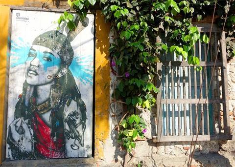 Disfruta del arte callejero en Getsemaní