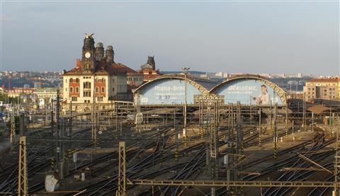 Estación principal de trenes de Praga