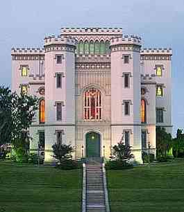 Louisiana's Old State Capitol Museum Of Political History in Baton Rouge, LA