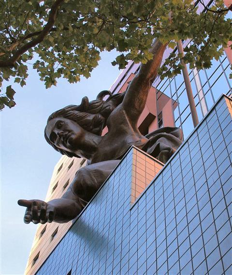 La statue de Portlandia