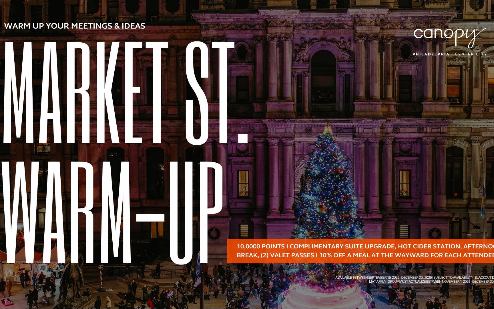 End of Year Deals-Market Street Warm Up 图像