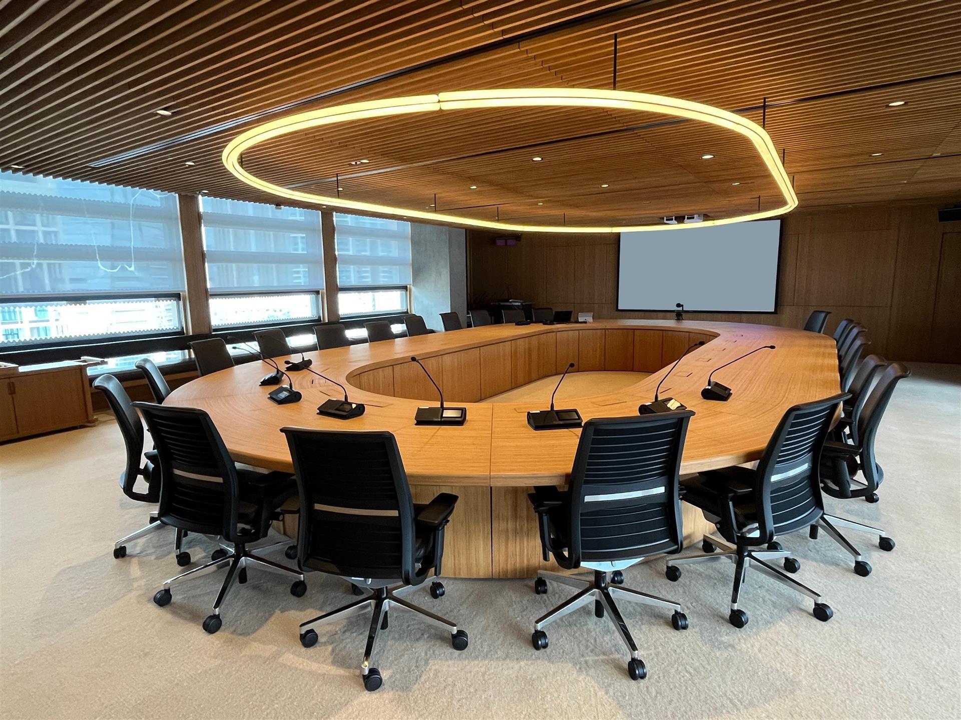 Imagem da sala de reuniões