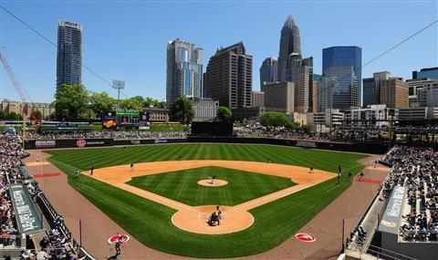 BB&T Ballpark, home of the AAA Charlotte Knights