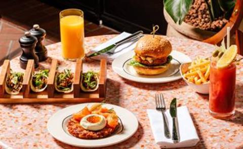 Weekend brunch on the rooftop