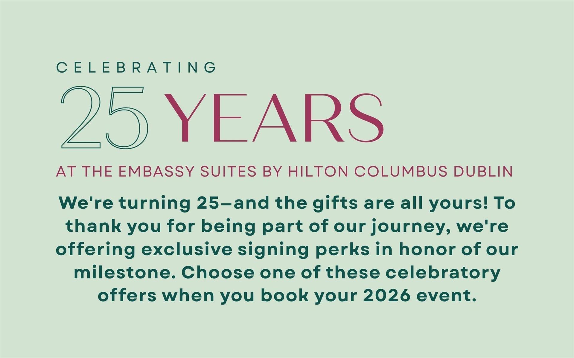 Exclusive Signing Perks to Celebrate 25 Years! 圖像