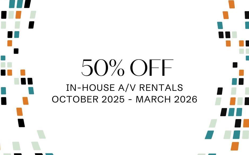 50% Off In-House AV Rentals 圖像