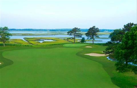 在大洋城打高尔夫