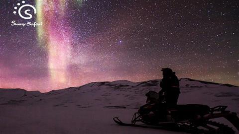 Searching Aurora with Snowmobile