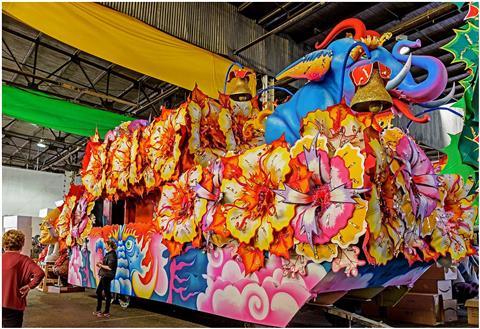 Le monde de Mardi Gras