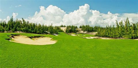 Tee off at the 36-hole golf course designed by Jack Nicklaus and Schmidt Curley.